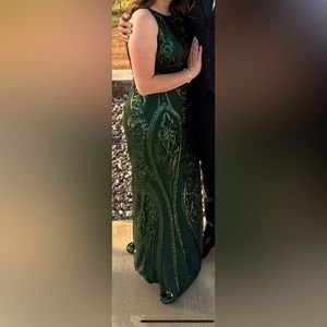 R&M Richards Sequins Gown